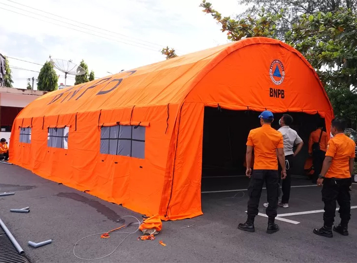 Tenda Lorong BNPB Ukuran 6×12