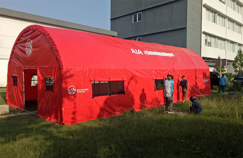 Tenda Dome Lorong Ropi